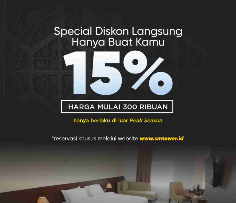 Promo Diskon 15% Via Website